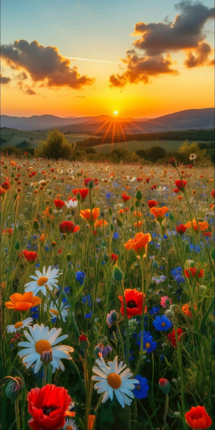 champs de fleur